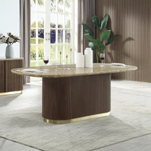Load image into Gallery viewer, Acme Clayten Dining Table w/Natural Marble Top