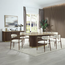 Load image into Gallery viewer, Acme Clayten Dining Table w/Natural Marble Top
