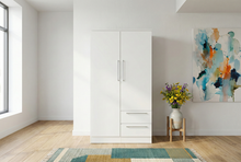 Load image into Gallery viewer, Edgar's Double Wardrobe - White