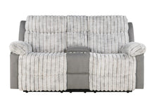 Load image into Gallery viewer, Global Furniture U6028 Grey Console Reclining Loveseat