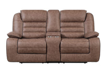 Load image into Gallery viewer, Global Furniture U2250 Brown Console Reclining Loveseat