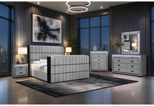 Load image into Gallery viewer, Global Furniture Isabella Grey King Bed Group