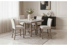 Load image into Gallery viewer, Global Furniture D4010BT Natural + 6 D1622BS White Dining Room Groupset