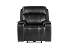 Load image into Gallery viewer, Global Furniture U8880 Black Leather Power Recliner