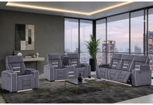 Load image into Gallery viewer, Global Furniture U1895 Grey P2 Reclining Sofa/Console Reclining Loveseat/Recliner