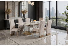 Load image into Gallery viewer, Global Furniture D12 Dining Table Natural + D12DC Beige