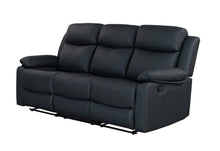 Load image into Gallery viewer, Global Furniture U6026 Black Pu 72A Reclining Sofa With Led