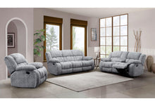 Load image into Gallery viewer, Global Furniture U250 Grey Reclining Sofa