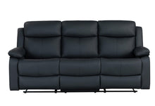 Load image into Gallery viewer, Global Furniture U6026 Black Pu 72A Reclining Sofa With Led