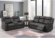 Load image into Gallery viewer, Global Furniture U8517 Grey Reclining Sofa