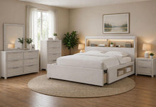 Load image into Gallery viewer, Global Furniture Sadie/Mariah Beige King Bed Group