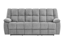 Load image into Gallery viewer, Global Furniture U6000 Smoke Reclining Sofa