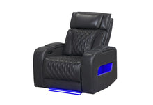 Load image into Gallery viewer, Global Furniture U8611 Blanche Charcoal Power Recliner With Power Headrest And Led