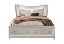 Load image into Gallery viewer, Global Furniture Paris Champagne King Bed With Led