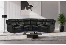 Load image into Gallery viewer, Global Furniture UM02 Black Sectional