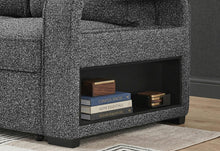 Load image into Gallery viewer, Global Furniture U2601 Dark Grey Reversible Sofa Bed With Drop Down Table And Speaker