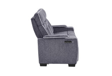 Load image into Gallery viewer, Global Furniture U1895 Grey P2 Reclining Sofa With Is And Led