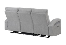 Load image into Gallery viewer, Global Furniture U6611 Grey 15 Power Reclining Sofa With Led