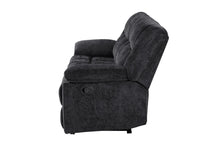 Load image into Gallery viewer, Global Furniture U6000 Black Reclining Sofa