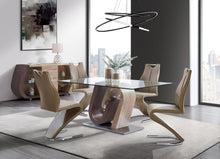 Load image into Gallery viewer, Global Furniture D4126N Dining Table And 6 Dining Chairs
