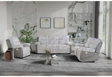 Load image into Gallery viewer, Global Furniture U6028 Grey Reclining Sofa/Console Reclining Loveseat/Glider Recliner