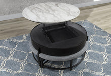 Load image into Gallery viewer, Global Furniture T42 Black Coffee Table With 3 Stools
