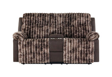 Load image into Gallery viewer, Global Furniture U6028 Brown Console Reclining Loveseat