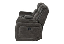 Load image into Gallery viewer, Global Furniture U8517 Grey Console Reclining Loveseat