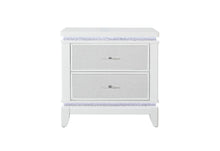 Load image into Gallery viewer, Global Furniture Alina White Nightstand With Led And Usb