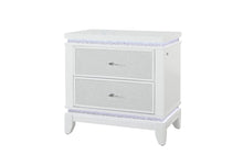 Load image into Gallery viewer, Global Furniture Alina White Nightstand With Led And Usb