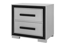 Load image into Gallery viewer, Global Furniture Amelia Grey Black Ns Nightstand