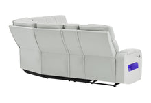 Load image into Gallery viewer, Global Furniture U8611 Blanche Silver Sectional With Led