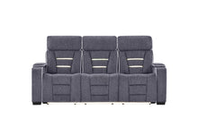 Load image into Gallery viewer, Global Furniture U1895 Grey P2 Reclining Sofa With Is And Led