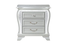 Load image into Gallery viewer, Global Furniture Aria Silver Nightstand With Led