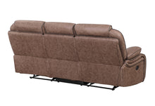Load image into Gallery viewer, Global Furniture U2250 Brown Reclining Sofa