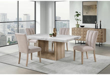Load image into Gallery viewer, Global Furniture D02 Natural Dining Table + 4 D8683 Dining Chairs