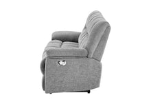 Load image into Gallery viewer, Global Furniture U6000 Smoke Reclining Sofa