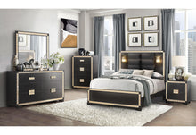 Load image into Gallery viewer, Global Furniture Blake Black/Gold Mirror