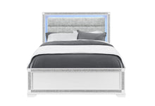 Load image into Gallery viewer, Global Furniture Soleil White Queen Bed