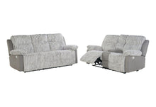 Load image into Gallery viewer, Global Furniture U6028 Grey Reclining Sofa/Console Reclining Loveseat