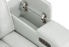 Load image into Gallery viewer, Global Furniture U8611 Blanche Silver Pwr Con Rec Loveseat With Phr, Led &amp; Speaker