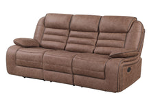 Load image into Gallery viewer, Global Furniture U2250 Brown Reclining Sofa