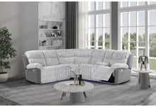 Load image into Gallery viewer, Global Furniture U6028 Grey Sectional With Led