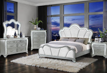 Load image into Gallery viewer, Global Furniture Aria Silver Nightstand With Led