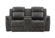 Load image into Gallery viewer, Global Furniture U8517 Grey Reclining Sofa/Console Reclining Loveseat/Glider Recliner