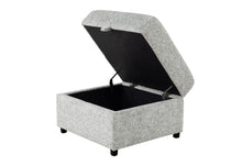 Load image into Gallery viewer, Global Furniture U9401 Nickel Sofa Bed Ottoman With Storage