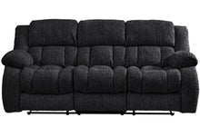 Load image into Gallery viewer, Global Furniture U250 Ebony Reclining Sofa/Console Reclining Loveseat/Glider Recliner