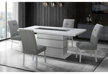 Load image into Gallery viewer, Global Furniture Monaco White Dining Table + 6 Monaco Dining Chair