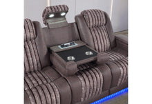Load image into Gallery viewer, Global Furniture U8000 Brown Pwr Rec Sofa/Pwr Con Rec Loveseat/Pwr Recliner W/Phr