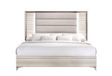 Load image into Gallery viewer, Global Furniture Zambrano White King Bed With Led